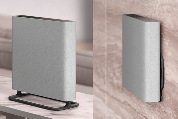 3/4 front and side view of Sony HT-A9M2 speaker