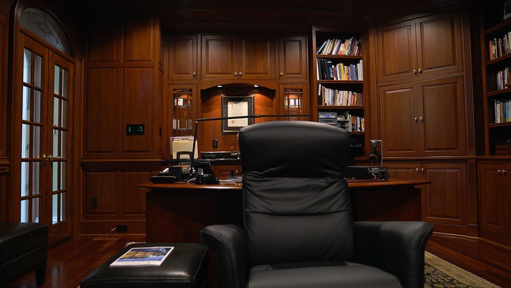 Office after lighting upgrades