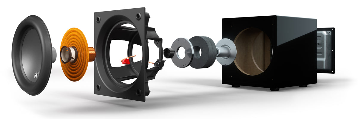 JL Audio Dominion d110 Subwoofer cutaway view