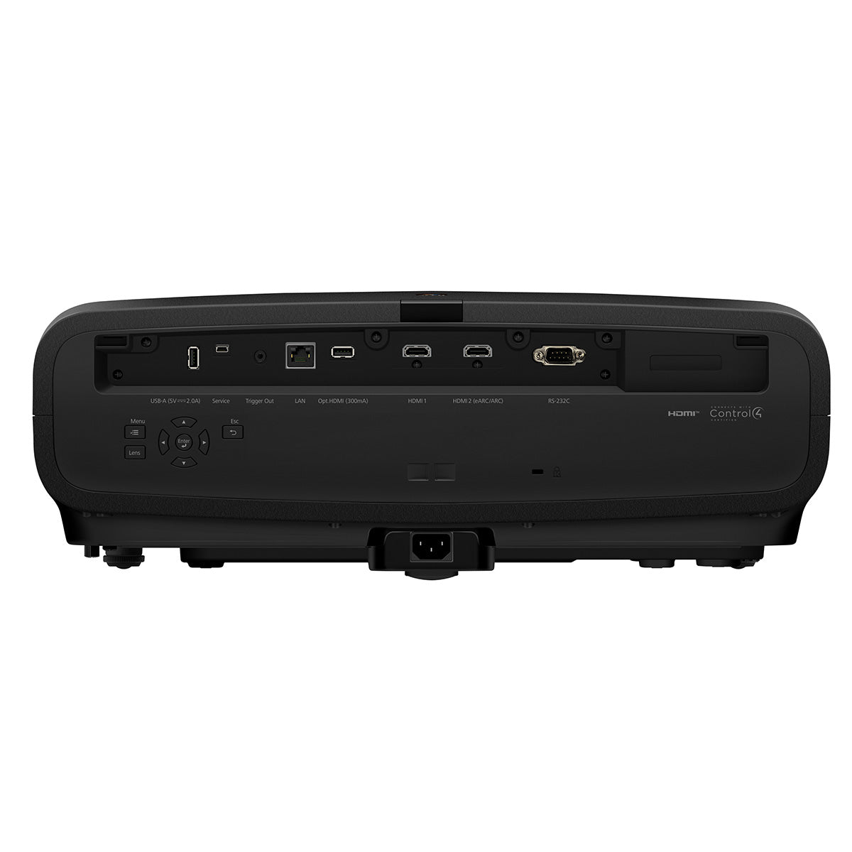 Epson Pro Cinema LS9000 Laser Projector - Black - rear view
