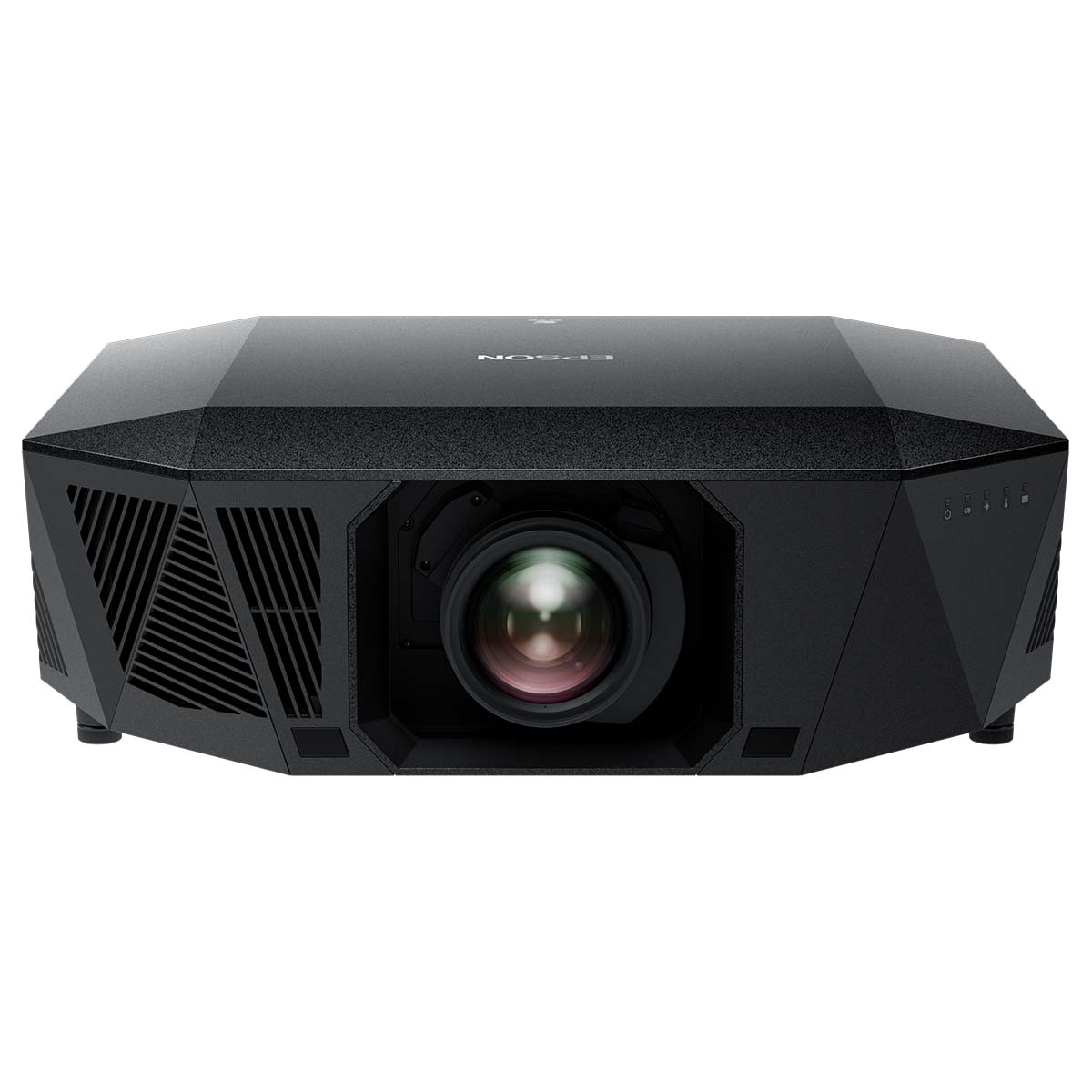 Epson QL3000 4K HDR High-Lumen 3LCD Laser Projector - Black front view straight on (lens not included)