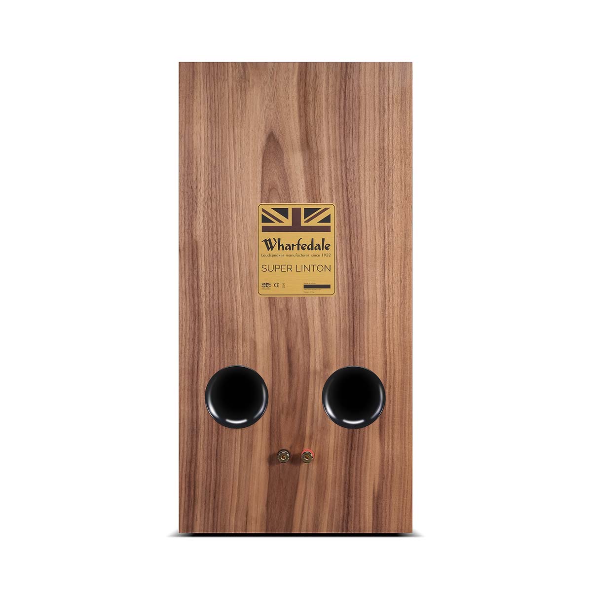 Wharfedale Super Linton Speaker - single without stand - rear view